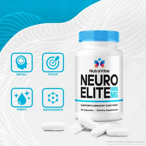 Miniatura 5 de Neuro Elite (2 unidades) - La fórmula natural de apoyo de memoria con una mezcla limpia y potente para apoyar el enfoque nítido, la claridad