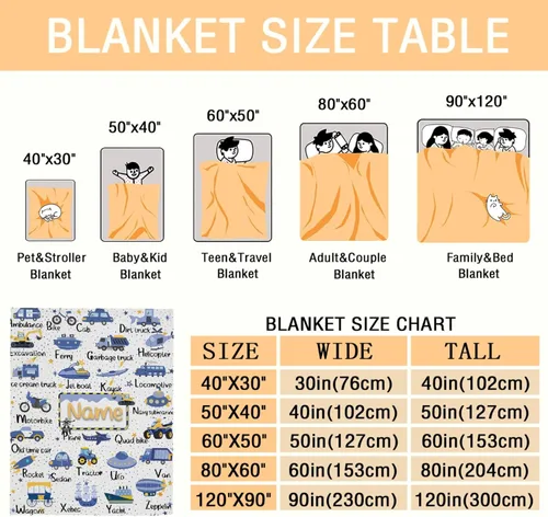 Miniatura 4 de Manta de bebé personalizada para niñas y niños, manta de bebé personalizada con nombre para niños pequeños, bebés, baby shower, recién nacidos