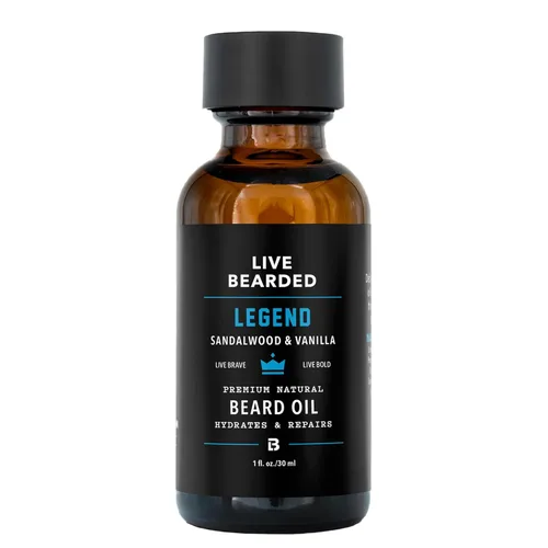 Miniatura 12 de Live Bearded Aceite para barba, 1 fl oz – Jojoba totalmente natural de primera calidad – Fabricado en los Estados Unidos – Cuidado del cabello