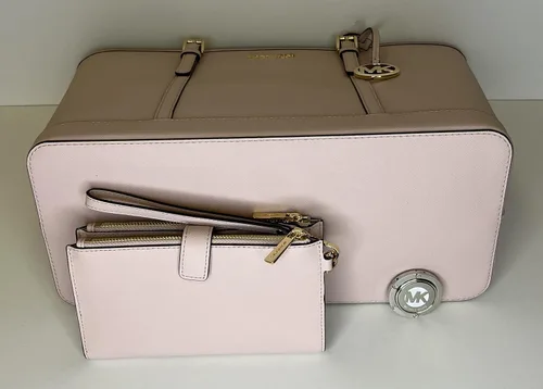 Miniatura 6 de Michael Kors MICHAEL Michael Kors Jet Set - Bolso de hombro grande TZ de viaje con doble cierre para la muñeca
