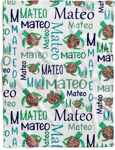 Miniatura 23 de Manta de bebé náutica personalizada, manta de bebé de vida oceánica, manta de bebé océano, manta de bebé con tema oceánico, manta de bebé con Sueños