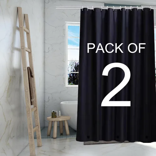 Miniatura 8 de TIKABC Forro de cortina de ducha, forro de ducha 4G PEVA, cortinas de ducha impermeables de plástico PEVA, 72 x 72 pulgadas con agujeros de ojales