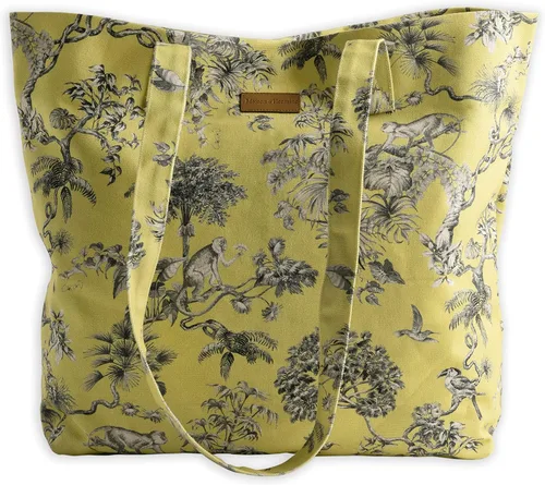 Miniatura 51 de Maison d' Hermine - Bolsa de lona de algodón reutilizable para mujeres, con asa para el hombro, bolsas a granel para compras y viajes