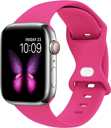 Correas deportivas compatibles con Apple Watch Ultra 3/2/1 de 1.732 pulgadas, Series 11/10 1.654/1.654 pulgadas, 9/8/7 45/1.614 in, SE 6/5/4 Rosa