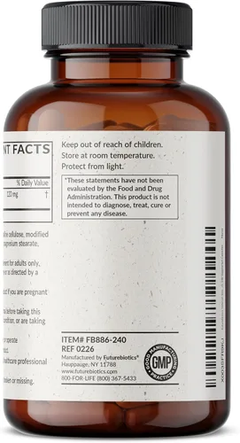 Miniatura 5 de Futurebiotics La raíz de valeriana promueve la relajación sin OMG, 240 cápsulas vegetarianas