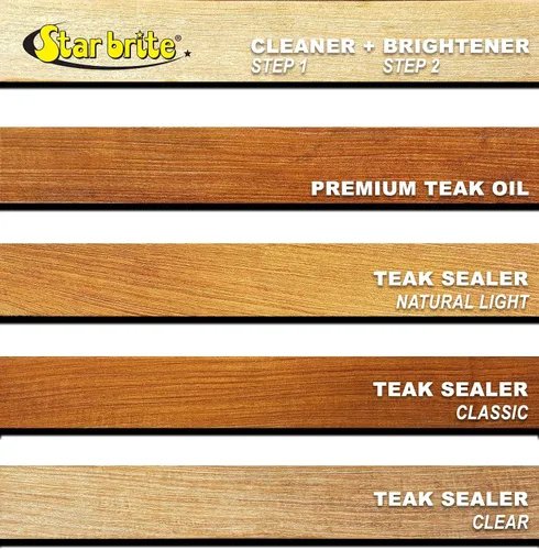 Miniatura 3 de STAR BRITE Aceite de teca dorada prémium de 16 onzas, sellador, conservador y acabado para teca al aire libre y otras maderas finas (085116PW)