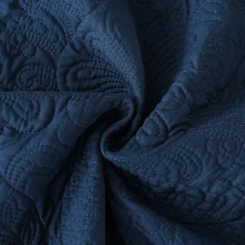 Miniatura 131 de HoneiLife - Juego de colcha de tamaño Queen, juego de ropa de cama de pana bordada de 3 piezas, colcha de lujo, ligera, cálida, para todas las Pana