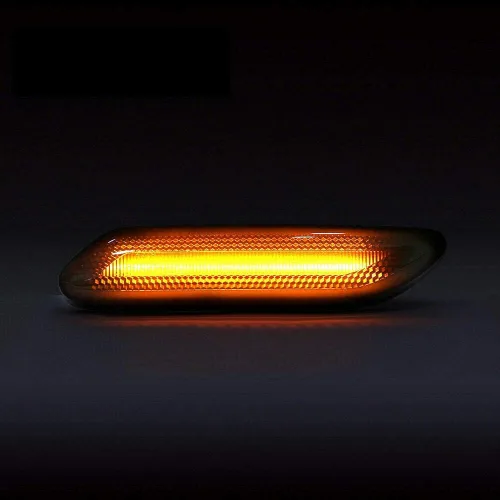 Miniatura 8 de Luz LED secuencial de señalización lateral intermitente compatible con Mini Cooper R60 R61 Countryman Paceman 2011-2016 (lente ahumada)