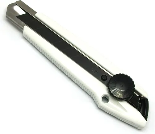 Miniatura 7 de NT Cutter - Cuchillo multiusos de agarre de aluminio fundido a presión de serie Premium Evolution PMG con bloqueo automático, hoja negra extra