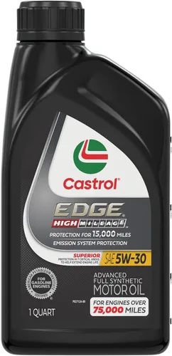 Miniatura 13 de Castrol EDGE High Mileage 5W-30 Aceite de motor sintético avanzado completo, 5 cuartos de galón