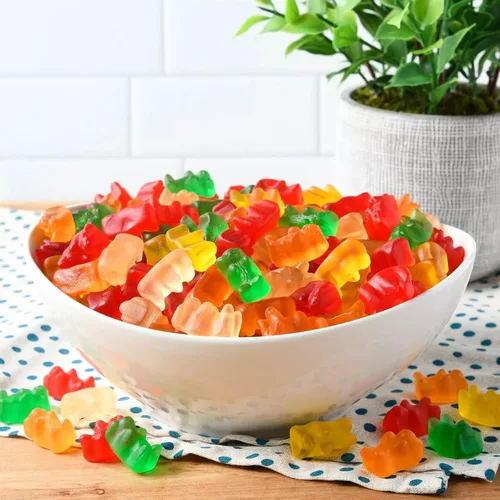 Miniatura 2 de Ositos de goma a granel bolsa de 3 libras – Dulces de goma suaves y masticables en sabores afrutados variados y colores, perfectos para fiestas