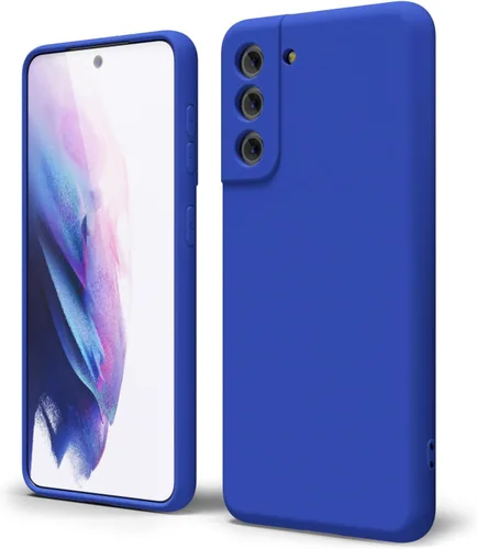 Miniatura 400 de oakxco Funda para teléfono Samsung Galaxy S21 Ultra con agarre de silicona líquida, bonita funda delgada y delgada de goma suave de TPU lisa