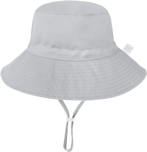Miniatura 2 de Sombrero de sol para bebé, cara sonriente, sombrero de sol para niños y niñas, gorra ajustable con protección solar UPF 50+