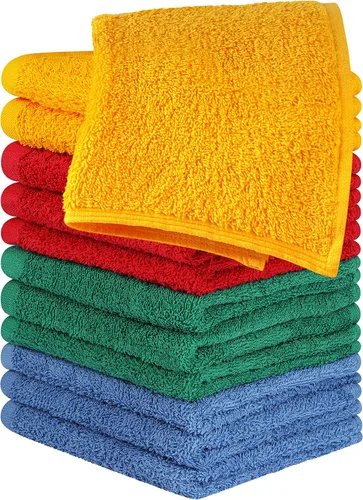 Miniatura 28 de Utopia Towels Juego de paños de algodón 100% hilado en anillo, paños de franela de gama alta, altamente absorbentes y suaves al tacto, paquete