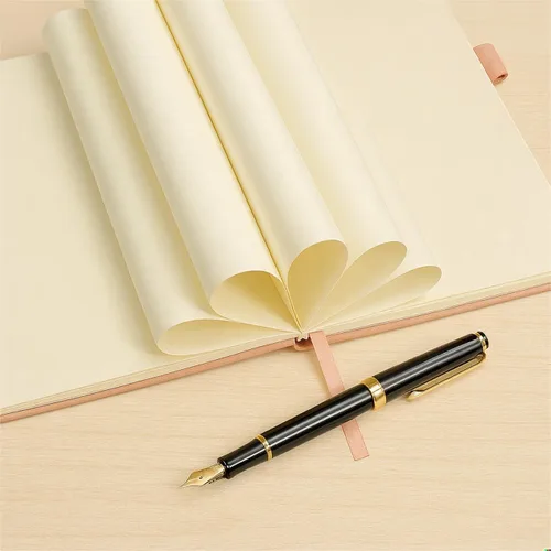 Miniatura 4 de Daofary - Cuaderno de diario A5, cuadernos en blanco de cuero, 160 páginas, diario de papel grueso de 100 g/m², cuaderno de escritura con tapa dura