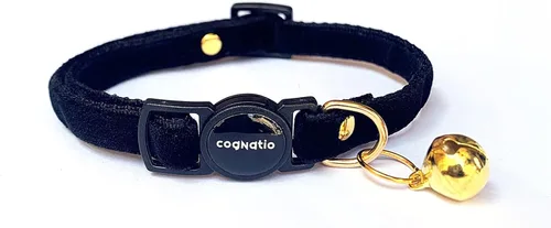 Miniatura 21 de Collares de gato Cognatio de liberación rápida con seguridad, doble terciopelo con campana, disponibles en varios colores, perfectos para tu gatito