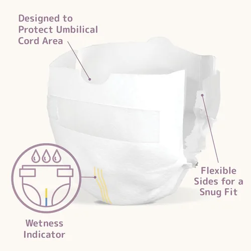 Miniatura 3 de Bambo Nature Pañales hipoalergénicos Dream Baby, pañales sostenibles con etiqueta ecológica de primera calidad, protección mejorada contra fugas