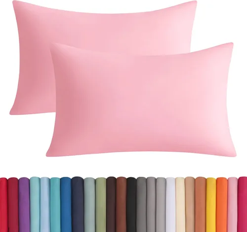 Miniatura 42 de BEDSUM Funda de almohada de microfibra para el cuerpo, suave, resistente a las arrugas y de fácil cuidado con cierre de sobre para adultos y mujeres
