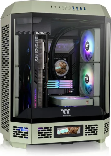 Miniatura 30 de Thermaltake Torre 600 Rosa Burbuja, torre media; 2x140mm ventiladores CT incluidos; soporte para radiador de 420mm; espacio para GPU de 400mm