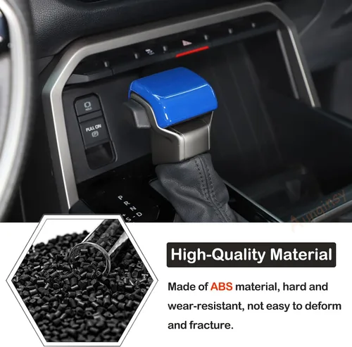 Miniatura 4 de Aunginsy Cubierta de freno de mano para palanca de cambios de automóvil, compatible con Toyota Tundra 2022+, Sequoia 2023+ y Tacoma 2024+, perilla