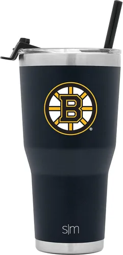 Miniatura 13 de Simple Modern Vaso Cruiser Cruiser con licencia oficial de la NHL Arizona Coyote de 30 onzas, taza de viaje aislada con tapa abatible y popote
