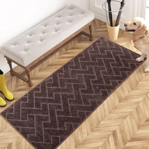 Miniatura 37 de PURRUGS Alfombra de fácil cuidado de 6 x 9 pies, antideslizante, lavable a máquina, tapete para puerta de perro, resistente a las manchas