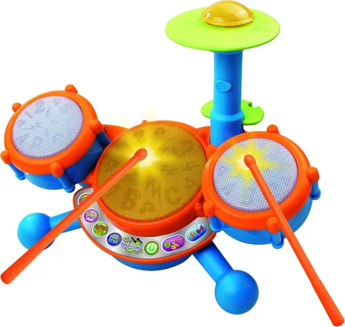 VTech kidibeats set de batería infantil, naranja