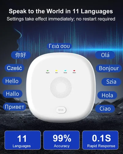 Miniatura 2 de Sistema de seguridad inalámbrico WiFi para el hogar, sistema de alarma inteligente para el hogar y la empresa, teclado ampliable, independiente
