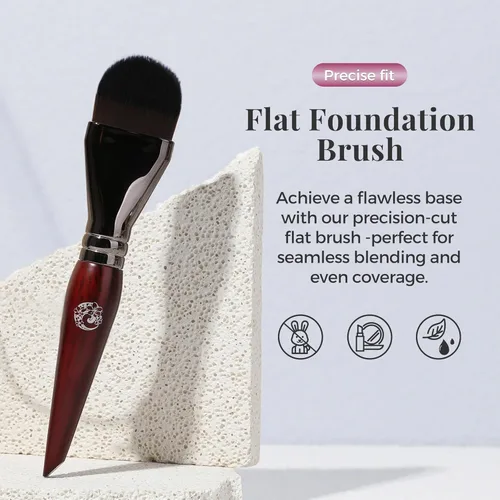Miniatura 2 de ENERGY Brocha de base para maquillaje líquido, máscara facial de bricolaje de cerdas suaves de alta calidad, cepillo de contorno facial para mezclar