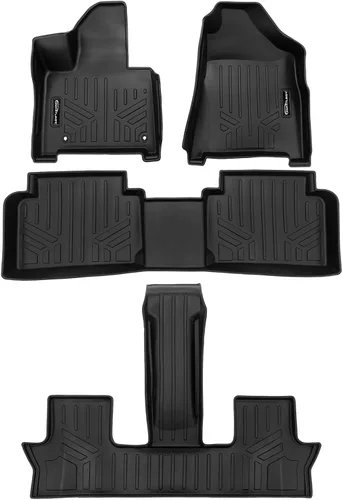 Miniatura 20 de SMARTLINER Tapete de carga para maletero de ajuste personalizado para todo tipo de clima, compatible con Hyundai Santa Fe 2019-2020