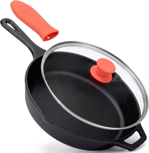 Miniatura 8 de NutriChef 10 "Pre-sazonado de hierro fundido PFOA-Free Horno Cocina Nón