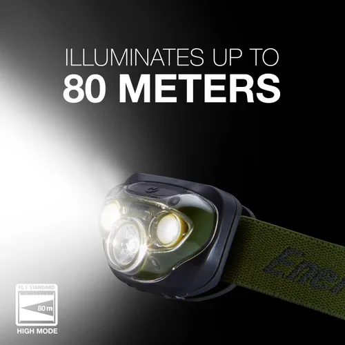 Miniatura 6 de Energizer PRO-260 - Linterna frontal LED, IPX4 resistente al agua, luz de cabeza de alto rendimiento para exteriores, campamento, correr, tormenta