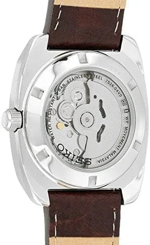 Miniatura 6 de SEIKO Automatic Watch for Men - Recraft Series - Brown Leather Strap, DayDate Calendar, 50m Water Resistant