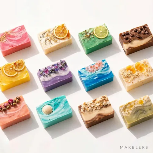 Miniatura 3 de MARBLERS - Polvo de mica natural de grado cosmético, pigmento nacarado, tinte, no tóxico, vegano, libre de crueldad, sombra de ojos, esmalte