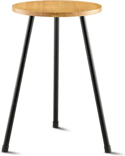 Miniatura 16 de KINNARY Soporte para plantas de interior, mesa de madera de mediados de siglo para macetas, soporte alto de metal resistente, decoración moderna