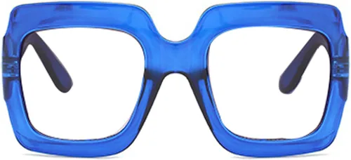 Miniatura 2 de Lentes de lectura para mujer, marco elegante, diseño cuadrado de gran tamaño, lentes de lectura para mujer