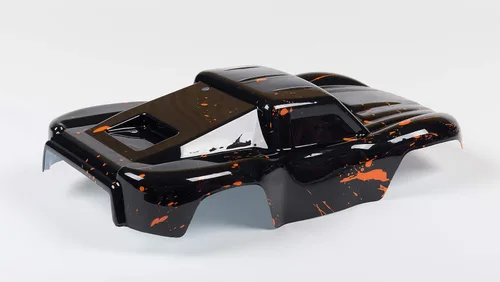 Miniatura 6 de SummitLink Reemplazo de cuerpo personalizado compatible con naranja fangoso sobre negro para automóvil o camión RC escala 1/16 (camión no incluido)