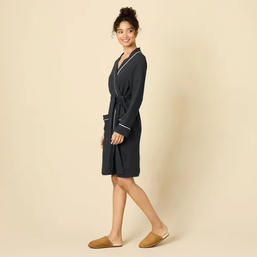 Miniatura 4 de Amazon Essentials Bata ligera de punto gofre de longitud media para mujer (disponible en tallas extragrandes)