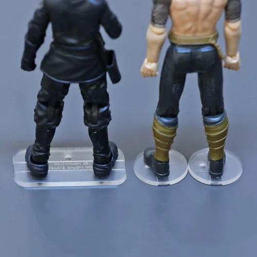 Soporte de exhibición de figuras de acción de 28 piezas de 6 pulgadas con clavija, base para soportes de figuras de acción, compatible con series