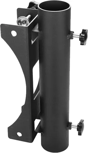 Soporte para sombrilla de patio, soporte de acero resistente para sombrilla para exteriores, se adapta a postes de 1 1/8 a 1 15/16 pulgadas,