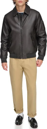 Miniatura 2 de Tommy Hilfiger Chaqueta bomber de piel sintética para hombre