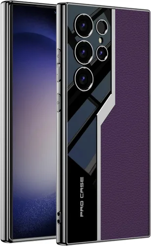 Miniatura 15 de Lunivop Para Samsung Galaxy S24 Ultra Funda TPU Marco y Volver PU Cubierta de cuero Funda de silicona delgada para S 24 Ultra 6.8 '' 5G 2024 a