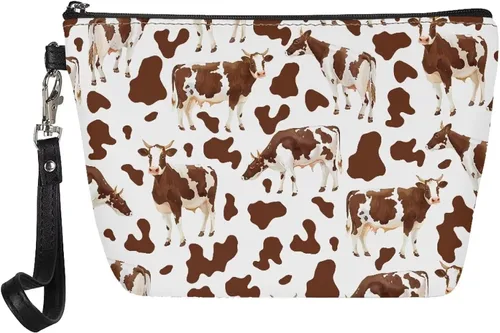 Miniatura 12 de HUGS IDEA Bolso animal del maquillaje de la impresión de la moda de las mujeres de la PU de, Negro (Dachshund), Chico