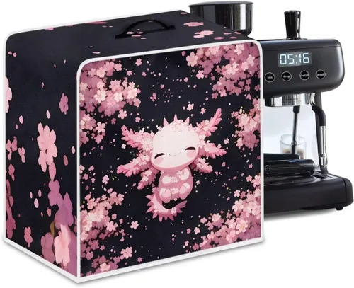 Miniatura 45 de Cubiertas para máquina de café con mango superior, resistentes a las manchas, para mezclador, compatible con la mayoría de cafeteras