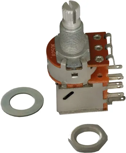 Miniatura 7 de Push Pull Pot DPDT - Potenciómetro de bajo de guitarra conmutada, tono de volumen, interruptor de control de eje dividido, 0.71 pulgadas