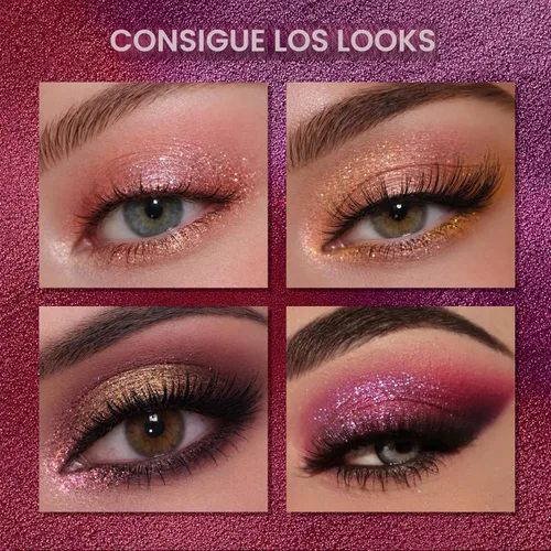 Miniatura 3 de UCANBE Kit de paleta de sombra de ojos profesional de 18 colores con aroma desnudo, larga duración, multi brillo reflectante mate con brillo Aromas