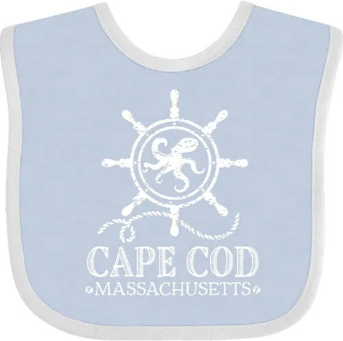Miniatura 18 de inktastic Cape Cod Massachusetts - Babero náutico para bebé