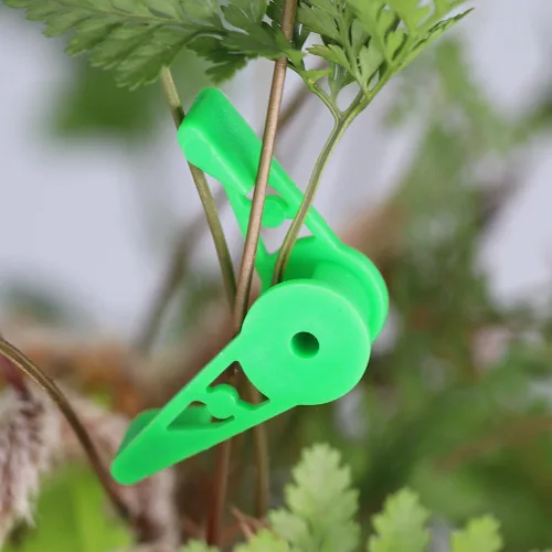 Miniatura 2 de 80 clips de entrenamiento de tallo de plantas, ramas dobladoras de brotes de plantas de bajo estrés, clips de soporte para plantas, abrazaderas