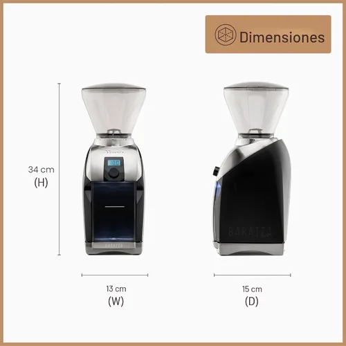 Miniatura 6 de Baratza Virtuoso+ Molinillo de café ZCG587BLK, Negro