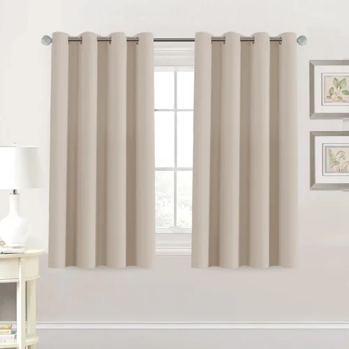 Miniatura 118 de H.VERSAILTEX - Cortinas blackout con aislamiento térmico y ojales en la parte superior, para patios, puertas correderas y división de habitaciones